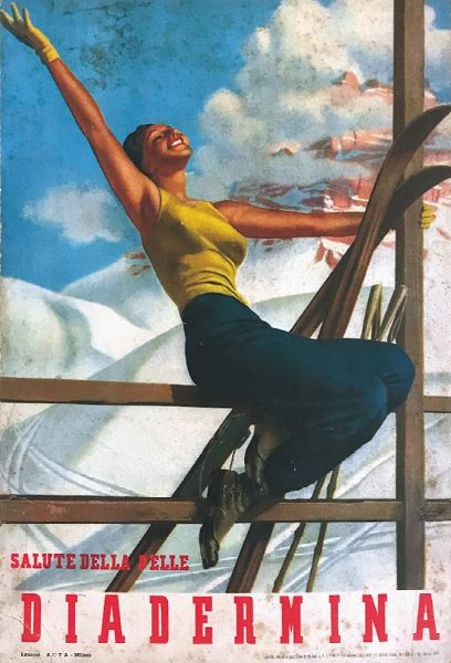 SALUTE DELLA PELLE, DIADERMINA  - Auction Vintage Posters - Digital Auctions