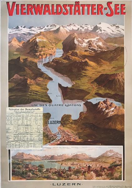 VIERWALDSTATTER-SEE / LUZERN  - Auction Vintage Posters - Digital Auctions