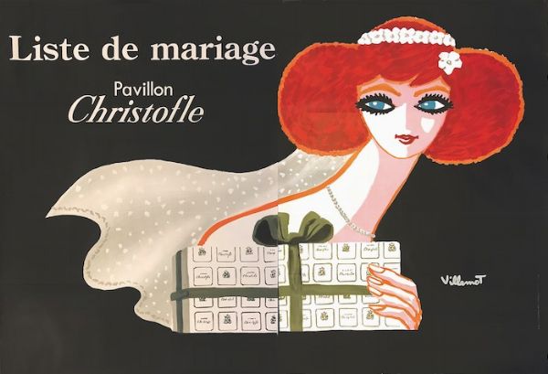 LISTE DE MARRIAGE PAVILLON CHRISTOPHLE  - Auction Vintage Posters - Digital Auctions