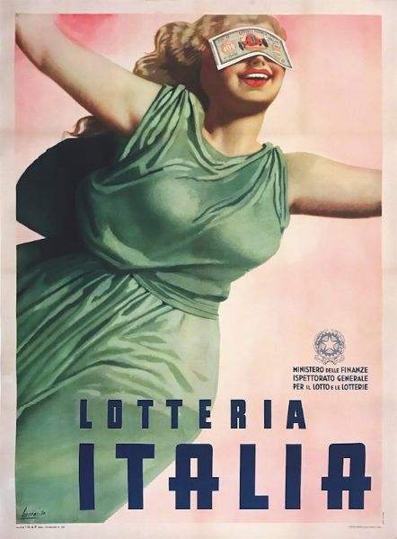 LOTTERIA ITALIA  - Auction Vintage Posters - Digital Auctions