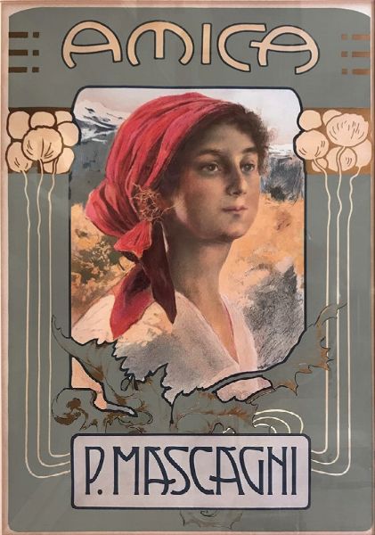 AMICA / P.MASCAGNI  - Auction Vintage Posters - Digital Auctions