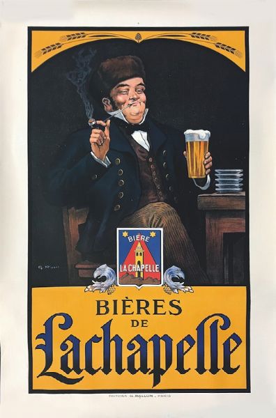 BIERE DE LA CHAPELLE  - Auction Vintage Posters - Digital Auctions