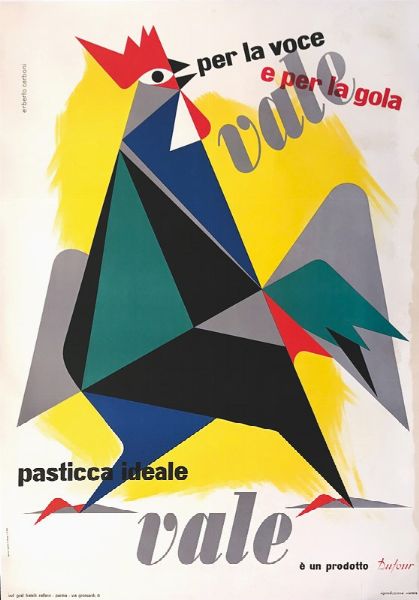 PER LA VOCE E PER LA GOLA, VALE, PASTICCA IDEALE&  E  UN PRODOTTO DUFOUR  - Auction Vintage Posters - Digital Auctions