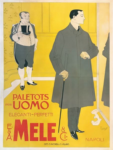 PALETOTS PER UOMO, ELEGANTI-PERFETTI / E. & A. MELE  - Auction Vintage Posters - Digital Auctions