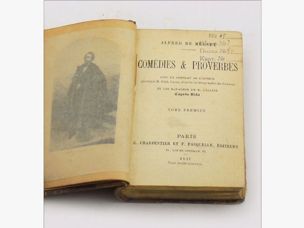 Comdies & proverbes  - Auction Old books - Digital Auctions