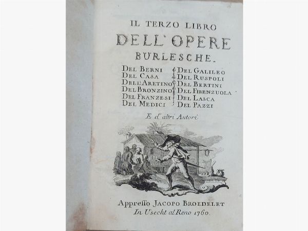 Opere burlesche  - Auction Old books - Digital Auctions