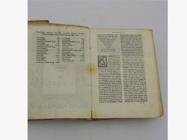 La prima (-seconda & vltima) parte delle vite di Plutarcho  - Auction Old books - Digital Auctions