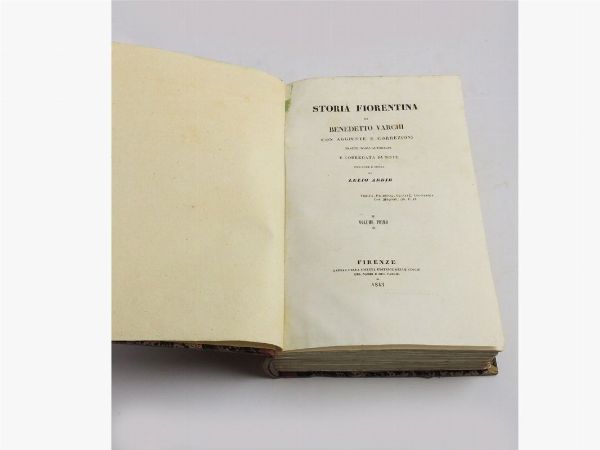 Storia fiorentina - Istorie della citt di Firenze  - Auction Old books - Digital Auctions