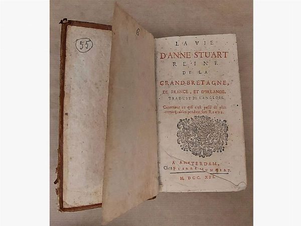 La Vie d'Anne Stuart  - Auction Old books - Digital Auctions