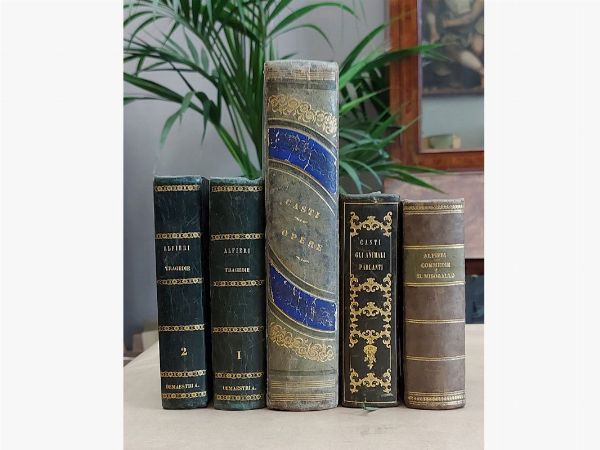 Lotto di libri di Alfieri e Casti  - Auction Old books - Digital Auctions