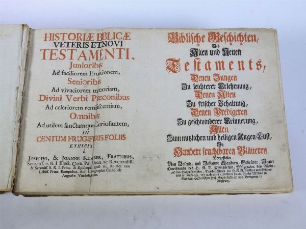 Historiae Biblicae Veteris et Novi Testamenti  - Asta Libri Antichi - Digital Auctions