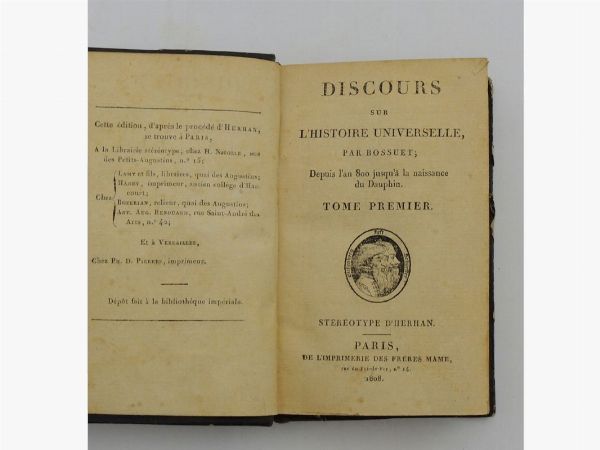 Discours sur l'histoire universelle  - Auction Old books - Digital Auctions