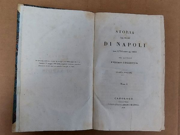 Storia del reame di Napoli  - Auction Old books - Digital Auctions