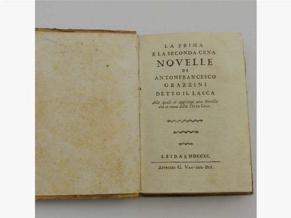 Novelle: la Prima e la Seconda Cena  - Auction Old books - Digital Auctions