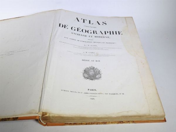 Atlas universel de Gographie ancienne et moderne  - Auction Old books - Digital Auctions
