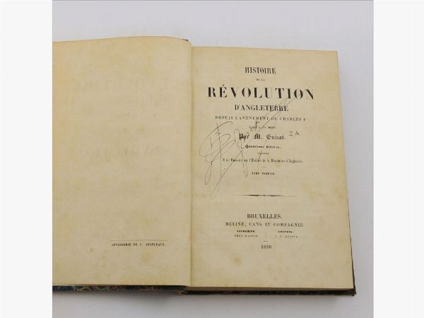 Histoire de la Rvolution d'Angleterre  - Auction Old books - Digital Auctions
