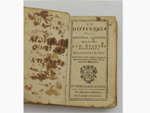 La differenza fra il Temporale e l'Eterno  - Auction Old books - Digital Auctions