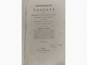Ornitologia toscana  - Auction Old books - Digital Auctions