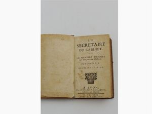 Le secrtaire du cabinet ou la maniere d'ecrire  - Auction Old books - Digital Auctions