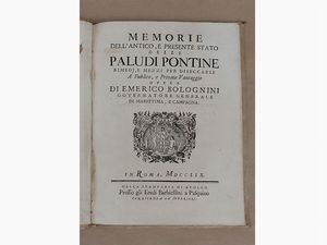 Rimedj, e mezzi per diseccarle a Publico, e Privato Vantaggio, In Roma : nella Stamparia di Apollo p  - Auction Old books - Digital Auctions