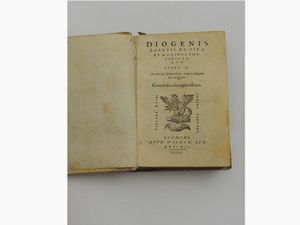 Diogenis Laertii - De vita  - Auction Old books - Digital Auctions