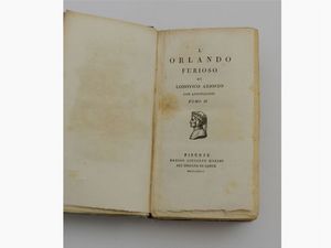 L'Orlando Furioso  - Auction Old books - Digital Auctions