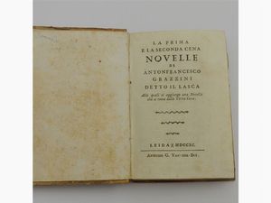 Novelle: la Prima e la Seconda Cena  - Auction Old books - Digital Auctions