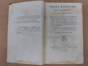 Droit maritime de l'Europe  - Auction Old books - Digital Auctions