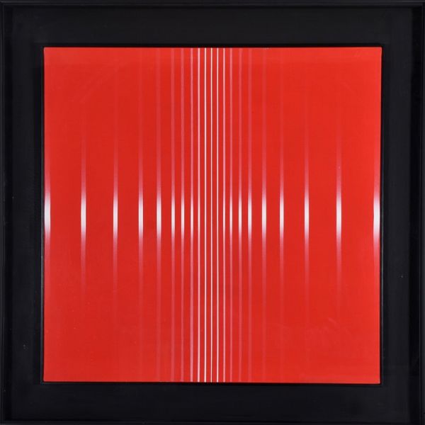 Finzi Ennio : Vibrazione-Luce in roosso  - Auction 86 MODERN AND CONTEMPORARY ART SALE - Digital Auctions