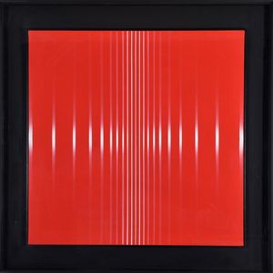 Finzi Ennio : Vibrazione-Luce in roosso  - Auction 86 MODERN AND CONTEMPORARY ART SALE - Digital Auctions