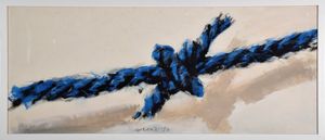 Goberti Gianfranco : Nodo blu  - Auction 86 MODERN AND CONTEMPORARY ART SALE - Digital Auctions