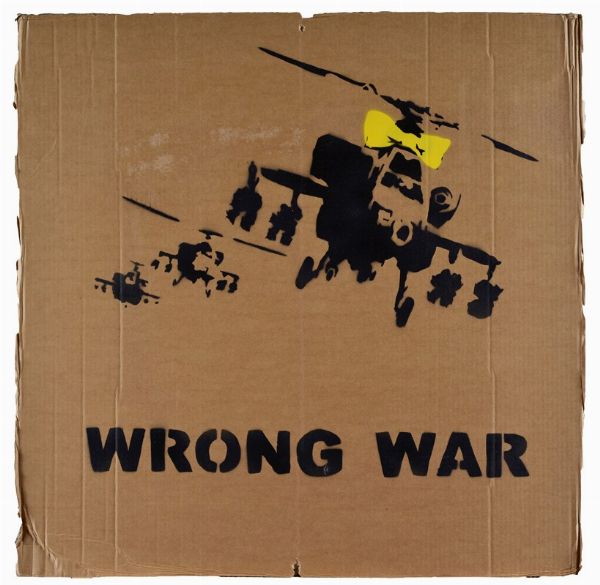 Happy Choppers (Wrong War placard)  - Auction Modern and Contemporary art - Digital Auctions