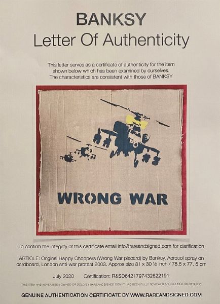 Happy Choppers (Wrong War placard)  - Asta Arte Moderna e Contemporanea, Grafica e Multipli - Digital Auctions