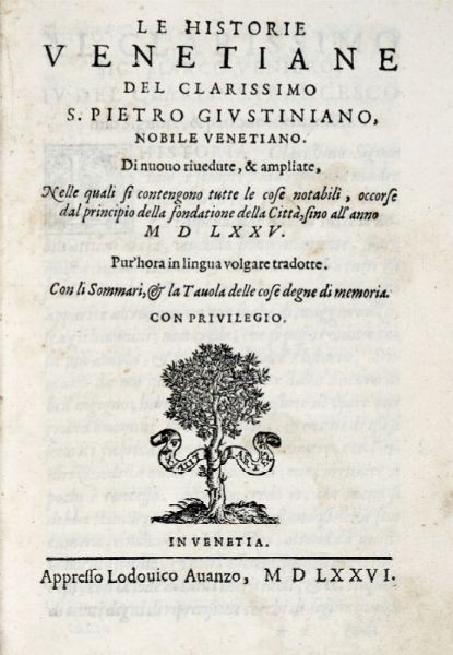 Le historie venetiane.  - Auction Graphics & Books - Digital Auctions