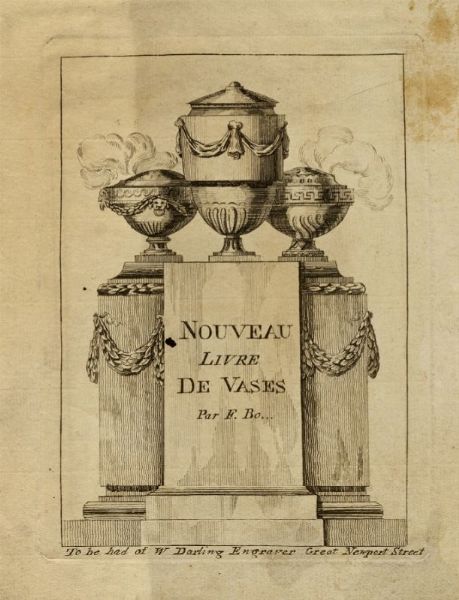 Nouveau Livre De Vases Par F. Bo...  - Auction Graphics & Books - Digital Auctions