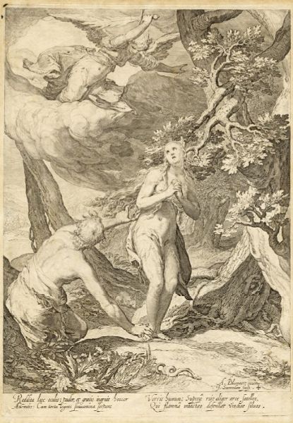 Apollo e Coronis / Le sorelle di Fetonte mutate in pioppi e Cygnus in cigno.  - Auction Graphics & Books - Digital Auctions