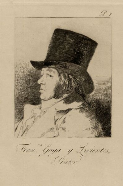 Fran.co Goya y Lucientes, Pintor.  - Auction Graphics & Books - Digital Auctions