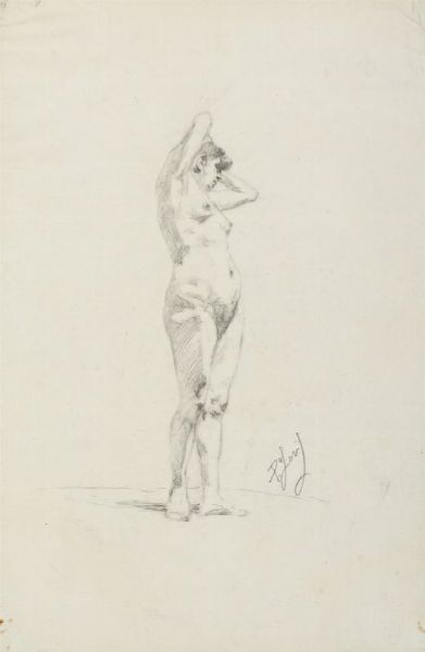 Accademia di nudo femminile.  - Auction Graphics & Books - Digital Auctions