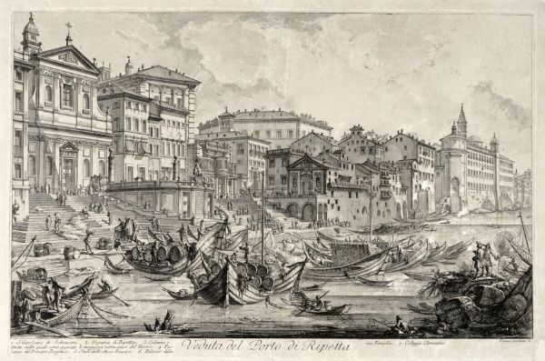 Veduta del Porto di Ripetta  - Auction Graphics & Books - Digital Auctions
