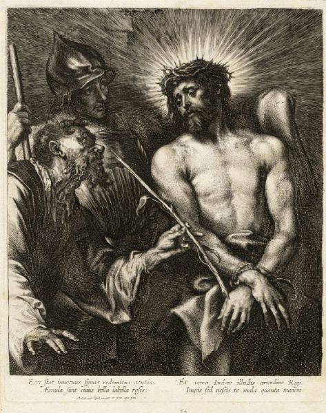 Van Dyck Antoon : Cristo deriso.  - Auction Graphics & Books - Digital Auctions