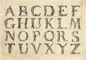 Tre alfabeti.  - Auction Graphics & Books - Digital Auctions