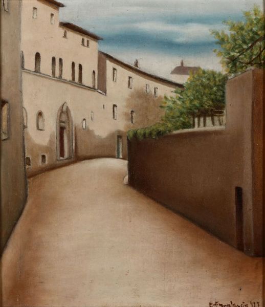 Scorcio di paese, 1927  - Auction Modern and Contemporary Art | Cambi Time - Digital Auctions