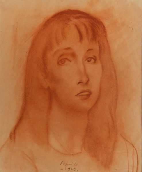 Carena Felice : La figlia dell'artista, 1949  - Auction Modern and Contemporary Art | Cambi Time - Digital Auctions