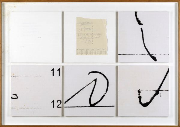 Comunicazione su foglio di calendario, 1975  - Auction Modern and Contemporary Art | Cambi Time - Digital Auctions