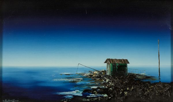 Capanno, pescatori su isolotto, 1979  - Auction Modern and Contemporary Art | Cambi Time - Digital Auctions