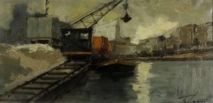 Darsena di Porta Ticinese, 1990  - Auction Modern and Contemporary Art | Cambi Time - Digital Auctions