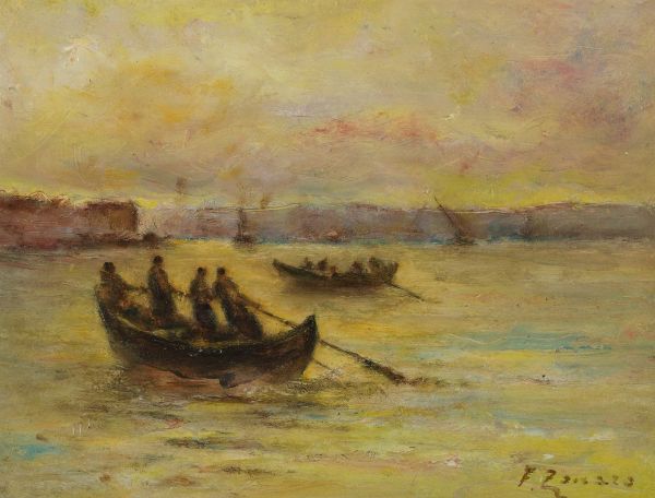 Paesaggio con pescatori  - Auction Old Masters | Cambi Time - Digital Auctions