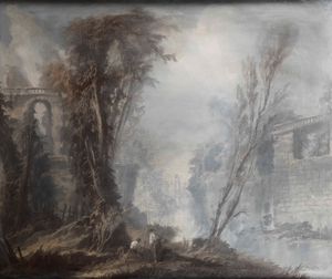 Paesaggio con rovine e figure  - Asta Dipinti Antichi | Cambi Time - Digital Auctions
