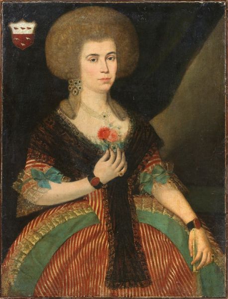 Ritratto di donna con mazzolino di fiori  - Auction Important Old Masters Paintings - Digital Auctions