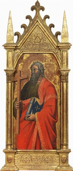 Sant'Andrea con la Croce e la Bibbia  - Auction Important Old Masters Paintings - Digital Auctions